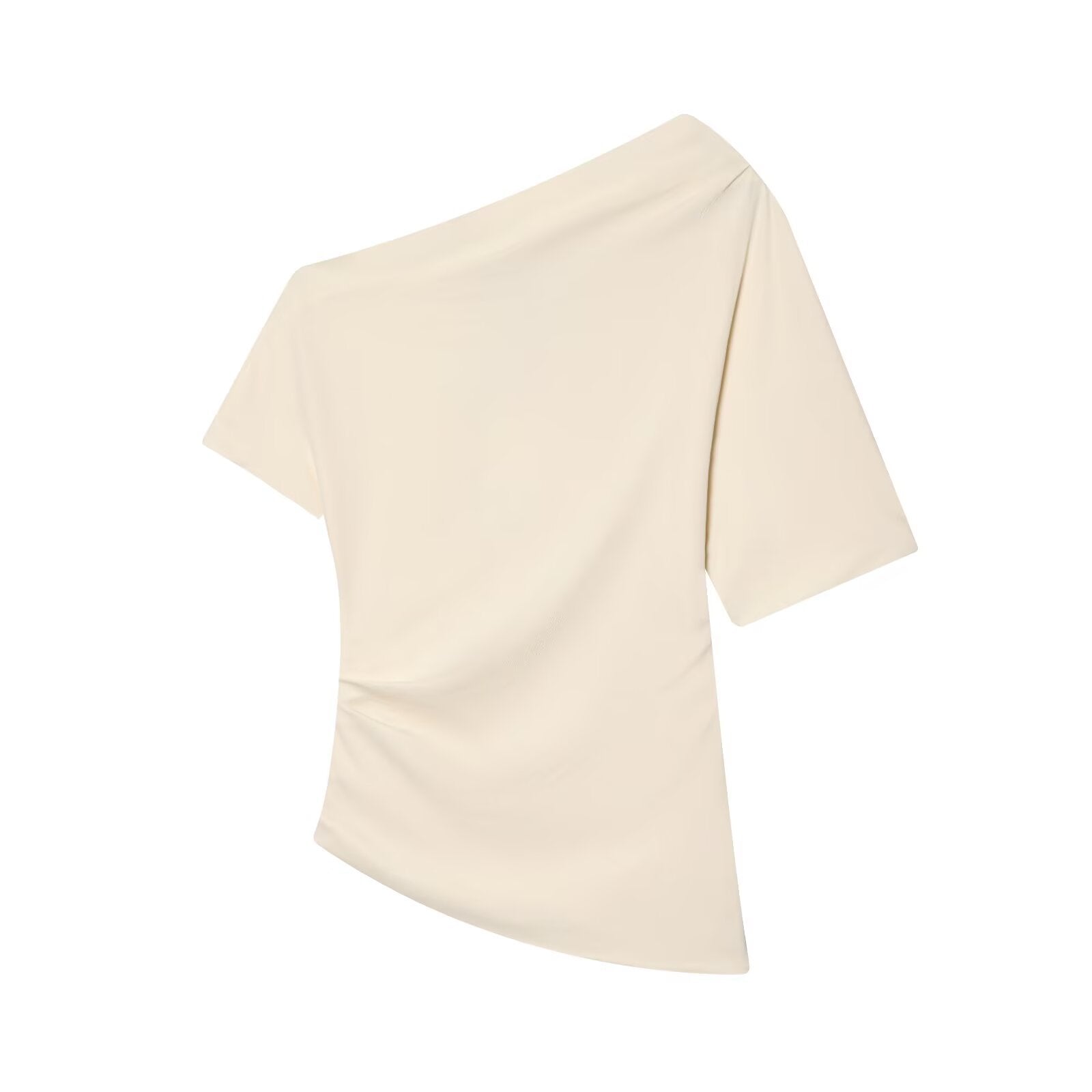 Pleated Asymmetric Shirt - additional angle 3
