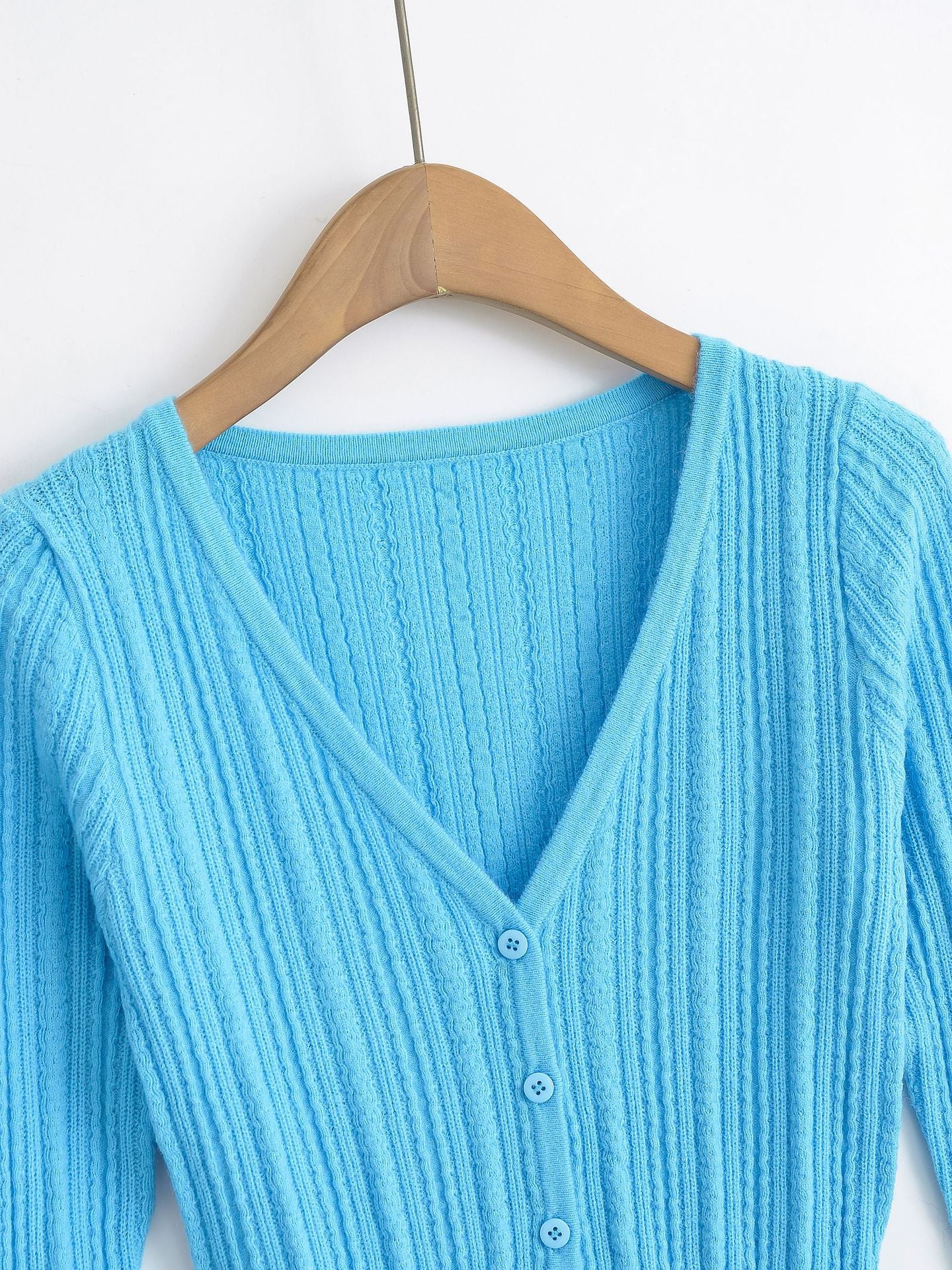 V-Neck Knit Sweater - alternate view