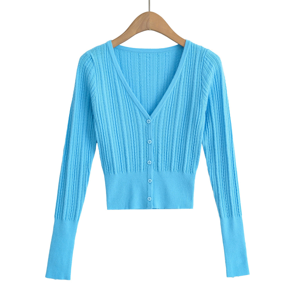 V-Neck Knit Sweater - main product image