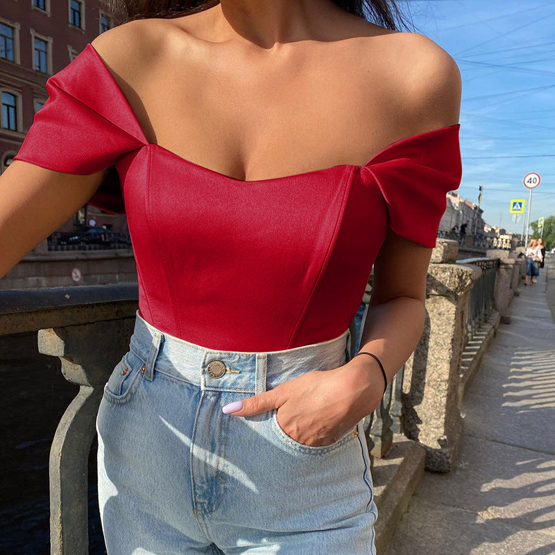 Satin Corset Top