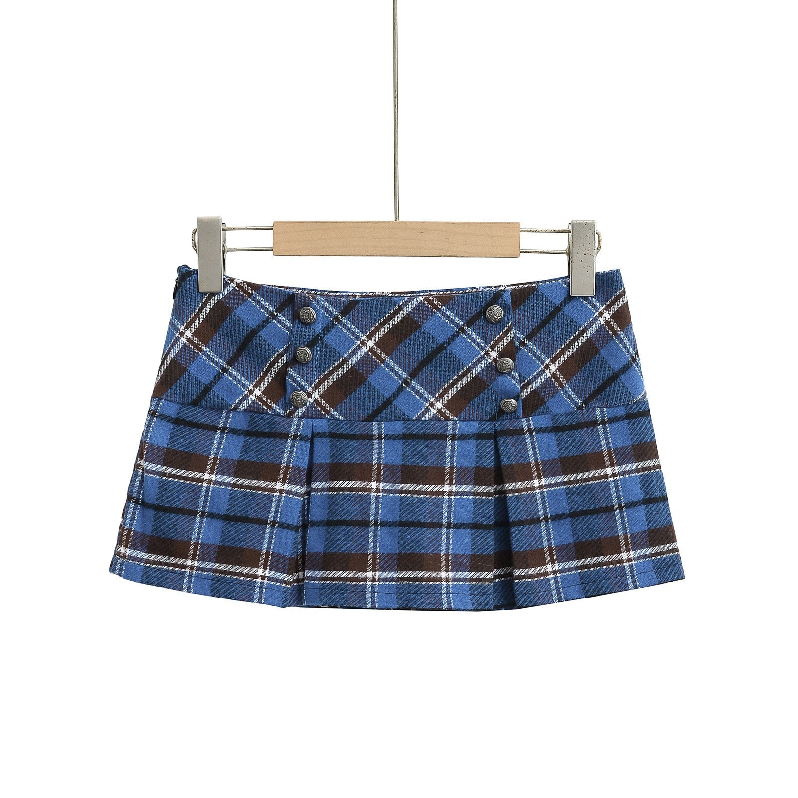 Retro Plaid Mini Skirt